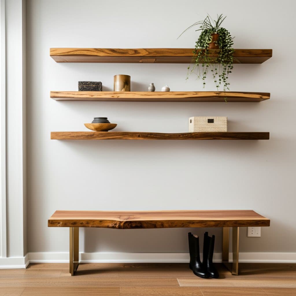 Image for Live Edge Wood Costs $400-$6,000 for Entryway Projects