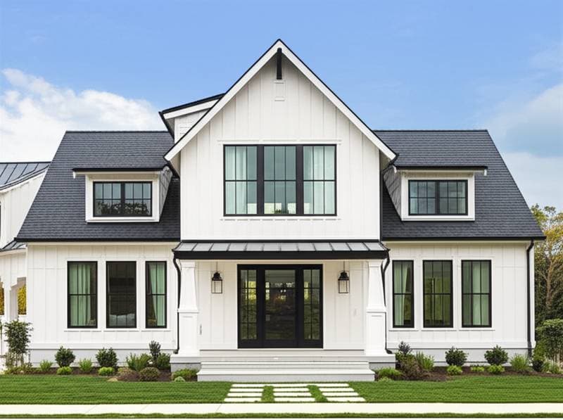 Featured image for Black Steel Grid Windows Transform Farmhouse Style
