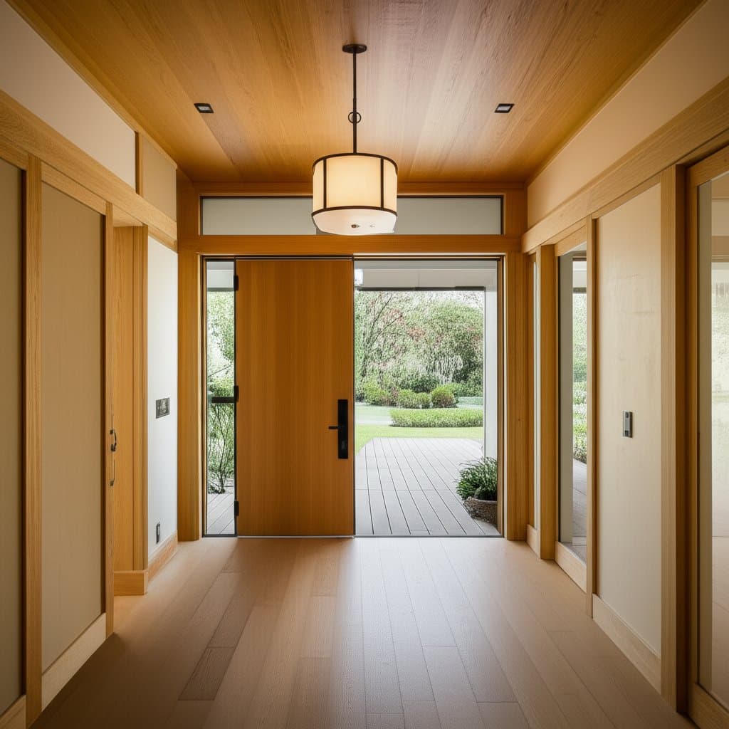 Featured image for Wood-Minimalist Entryways: The Japandi Balance Secret