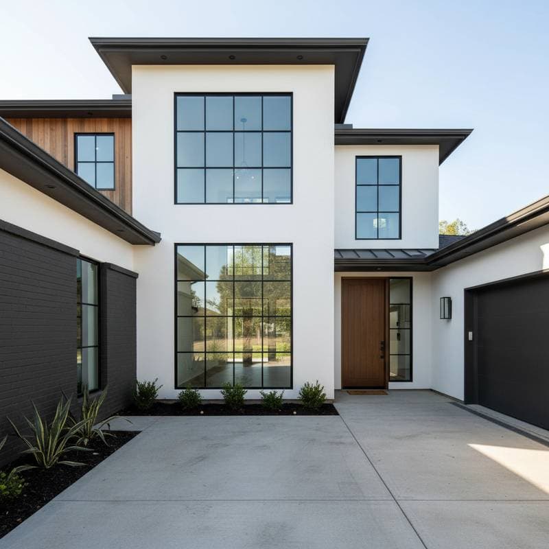 Image for Why 73% of New Builds Choose Black Steel Grids