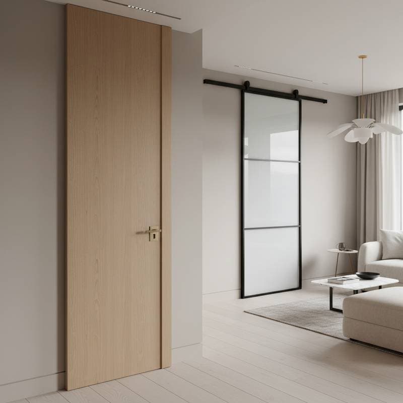 Featured image for Why Barn Doors Are Losing Ground to Flush Track Systems