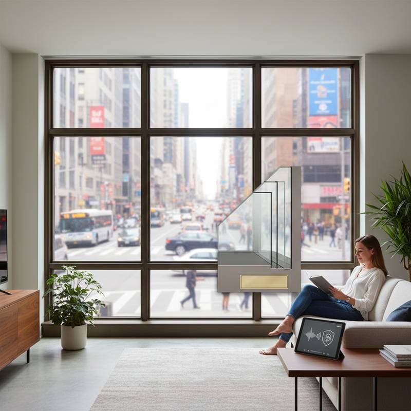 Image for Soundproof Windows Cut Urban Noise 95% With Style
