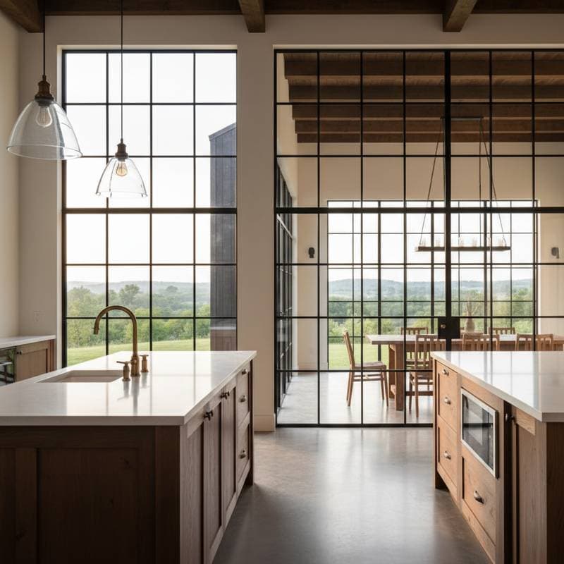 Image for Black Steel Grid Windows: $700-$2,500 Cost Breakdown