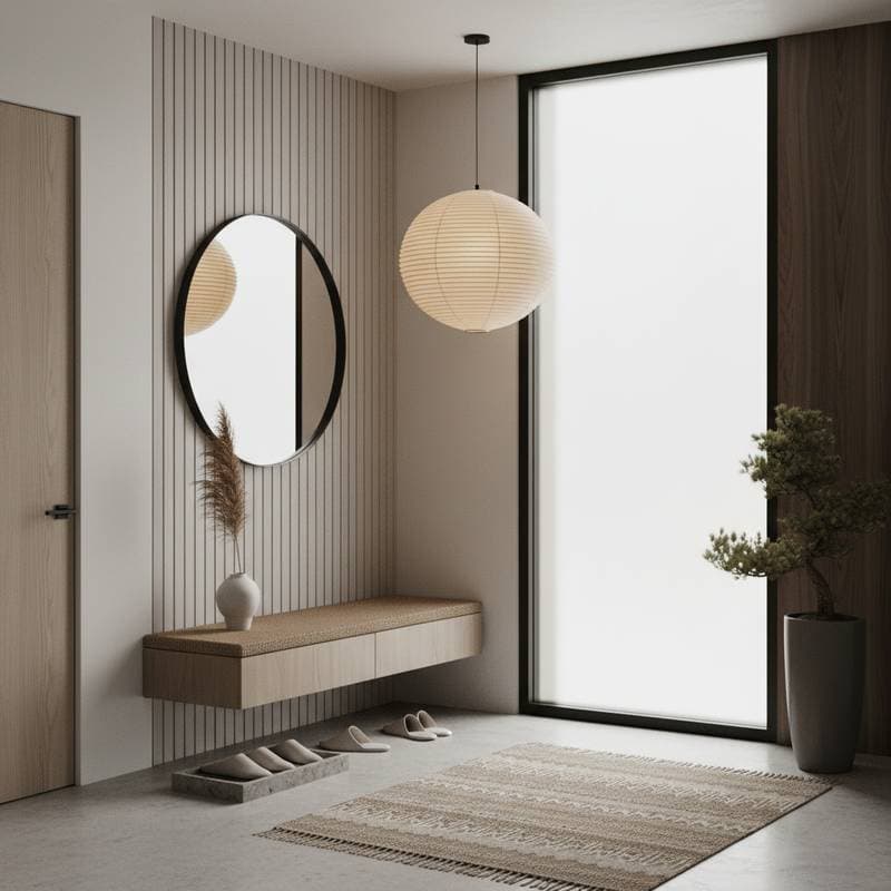 Featured image for Japandi Entryways Cost $2,500-$8,000 in 2025