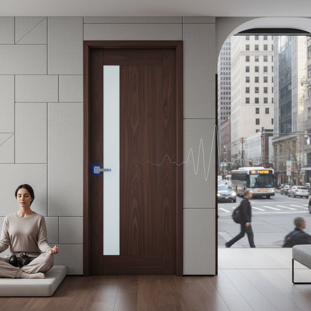 Featured image for Soundproof Doors Cut 85% of Household Noise
