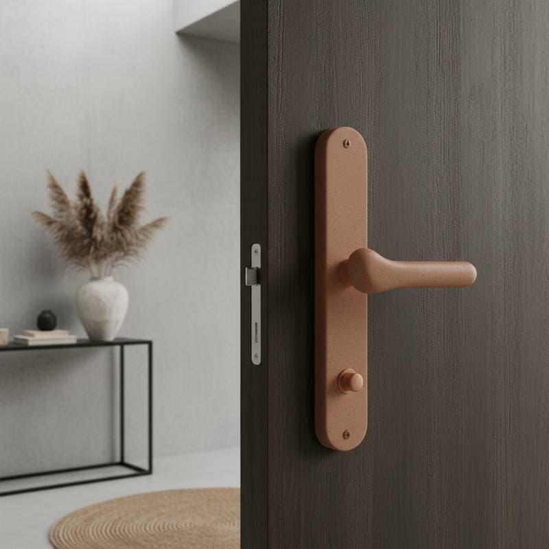 Image for Clay Door Hardware Hides Fingerprints in Style