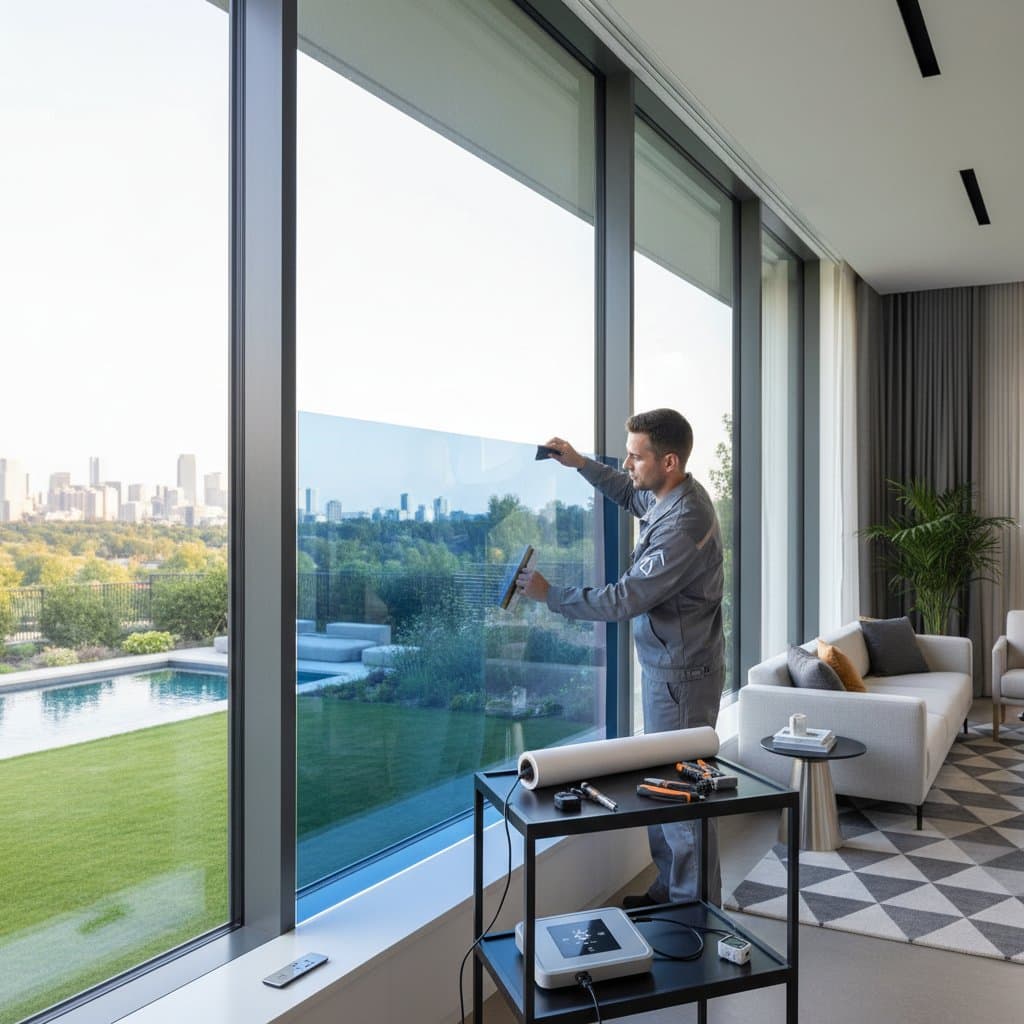 Image for Smart Window Film Cuts Cooling Costs Without Replacement