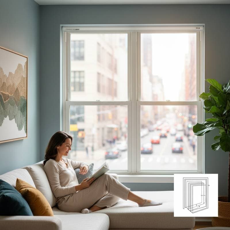 Image for Window Inserts Cut Noise 75% Without Replacement