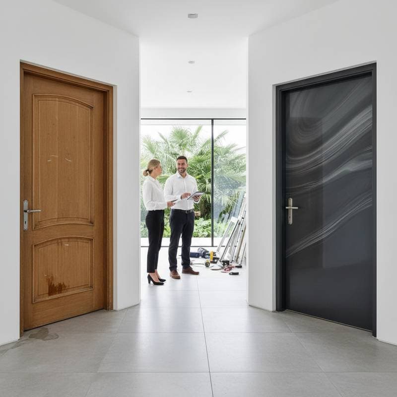 Image for Why Contractors Choose Epoxy Doors Over Wood in 2025