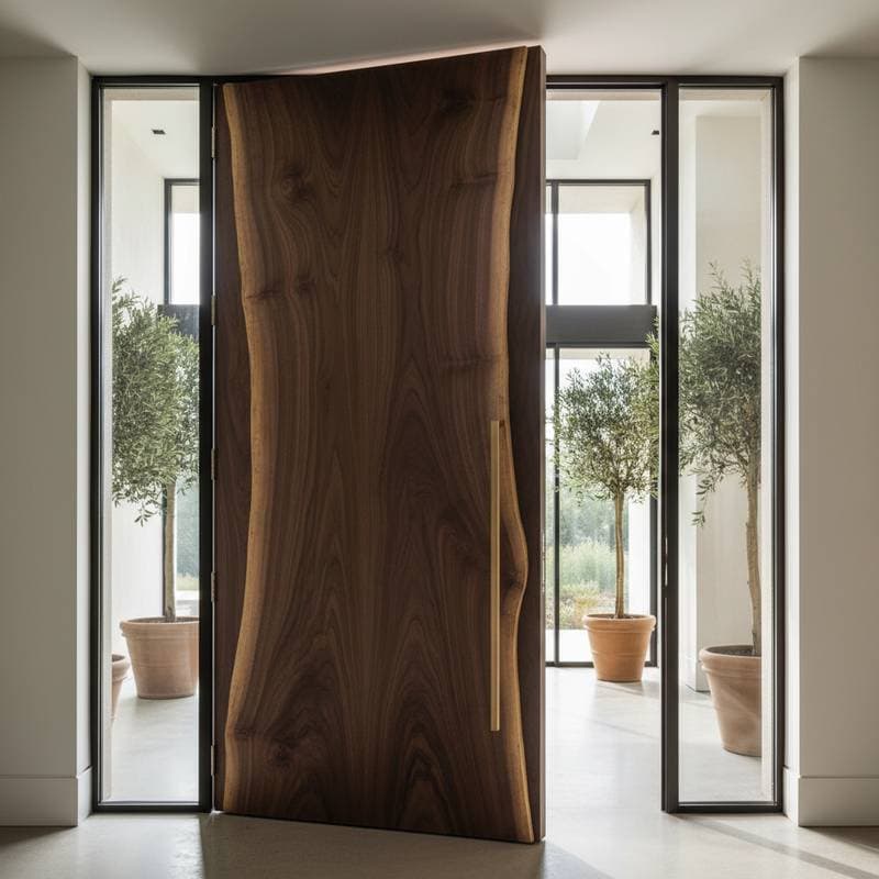 Image for Why Walnut Slab Doors Cost $8K+ in 2025