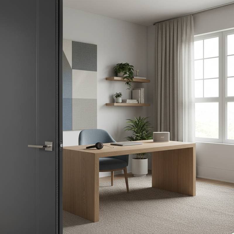 Featured image for Soundproof Doors Cut Home Office Noise by 80%