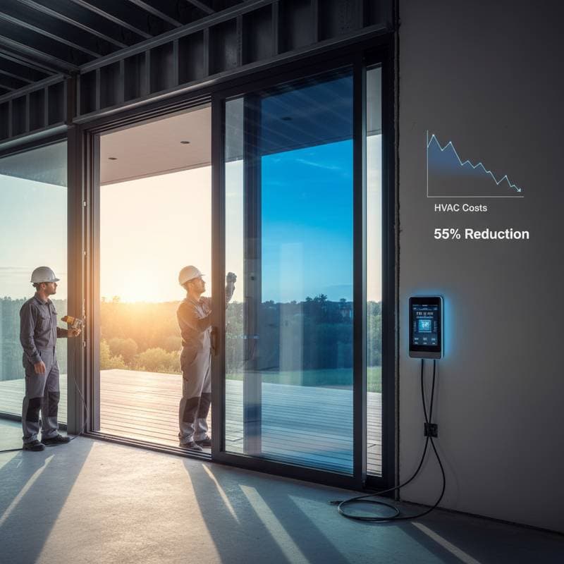 Image for Smart Glass Doors Cut Energy Bills Over 50%