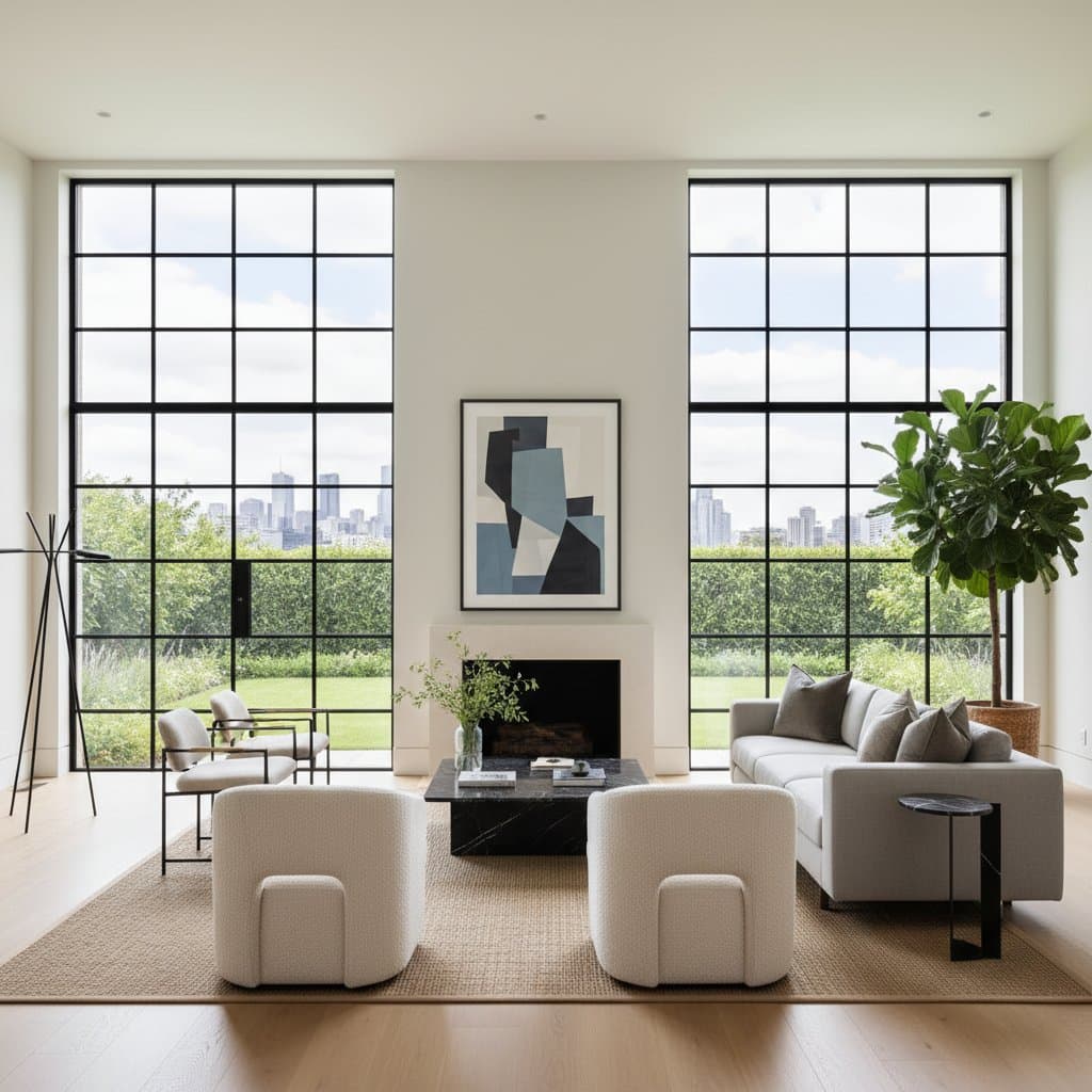 Image for Black Steel Window Grids Surge 300% in Homes