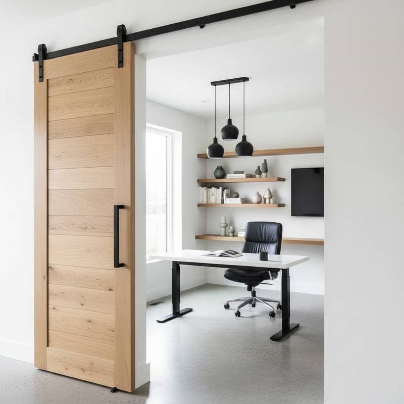 Image for Why Matte Black Dominates Barn Door Hardware Design
