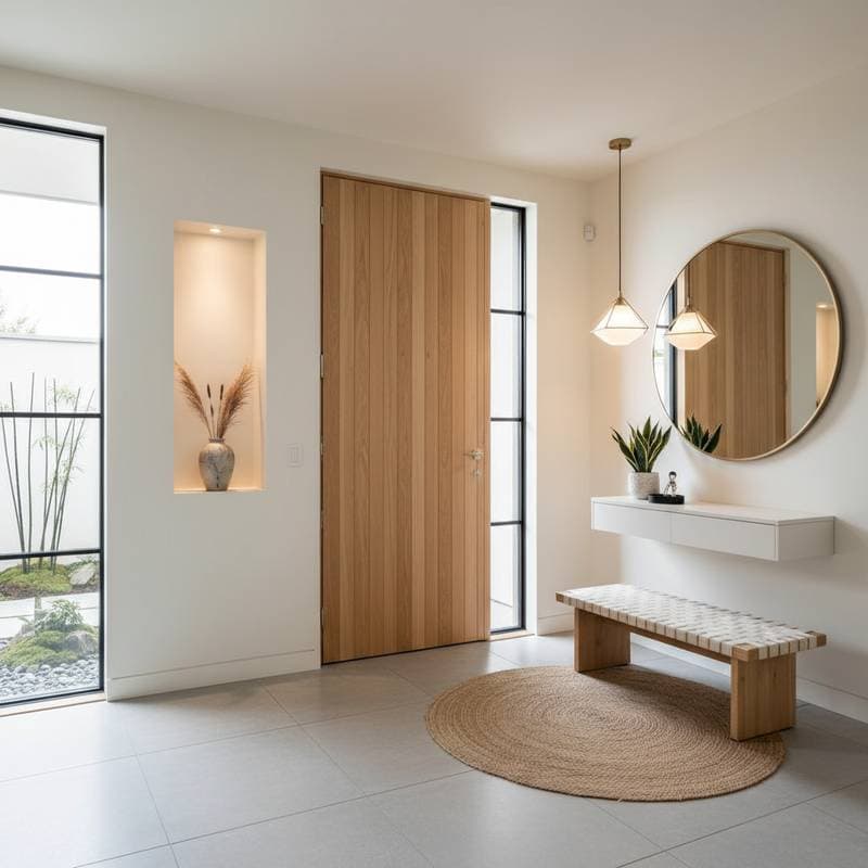 Image for Japandi Minimalism Redefines Entryway Design in 2025