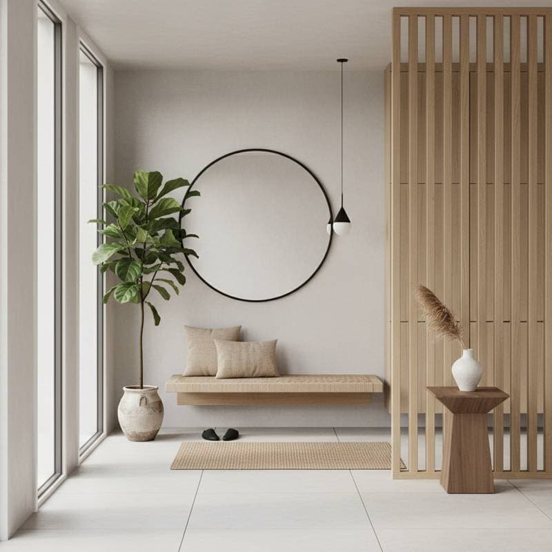 Image for Japandi Entryways: $1,200-$5,000 Design Trend for 2025