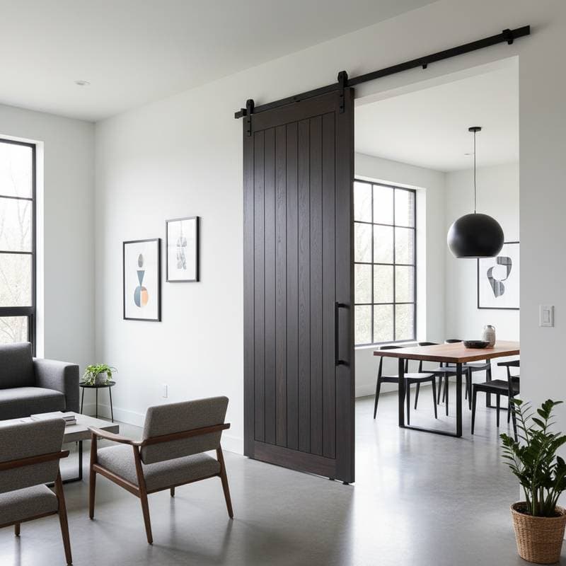 Image for Matte Black Hardware Transforms Modern Interiors