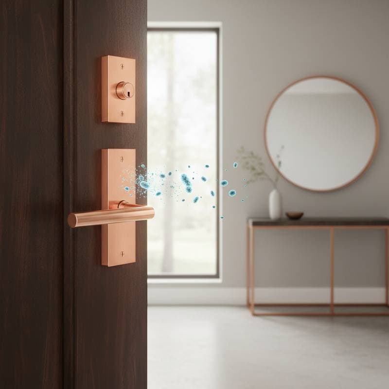 Image for Copper Hardware Kills 99.9% of Germs in 2 Hours