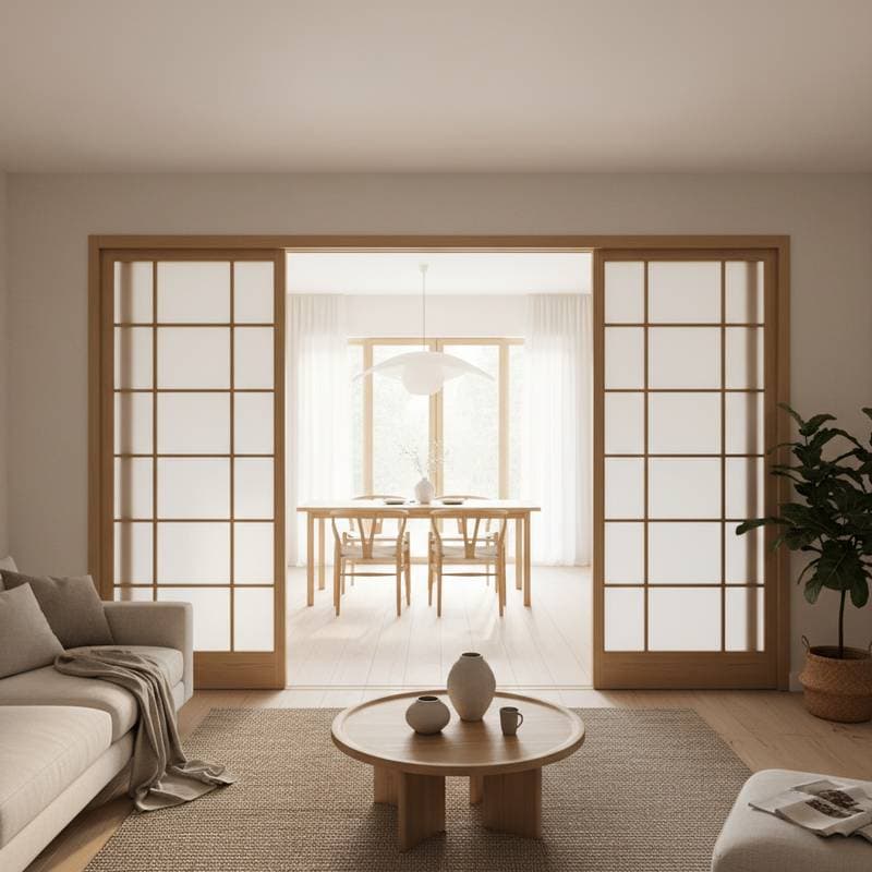 Image for Shoji Doors Add Space Without Blocking Light