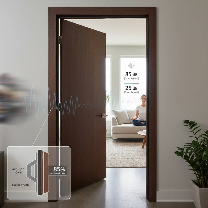 Image for Sound-Dampening Doors Cut Noise by 85 Percent
