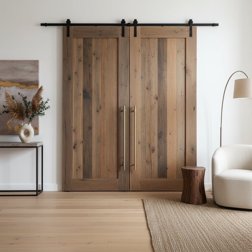 Image for Barn Wood Doors Hit $5K as Rustic Goes Refined in 2026