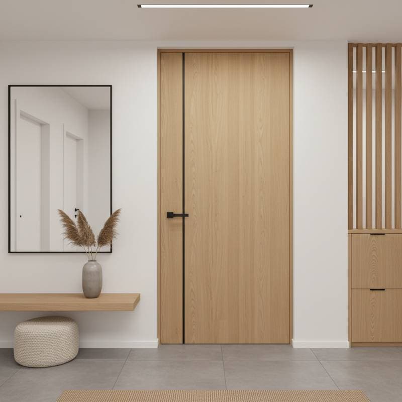 Image for Why Minimalist Wood Defines Japandi Entryway Design