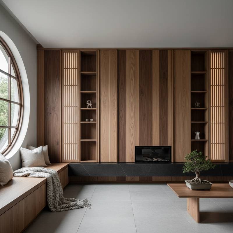 Featured image for Japandi Woodwork Brings Calm to 2026 Millwork Trends