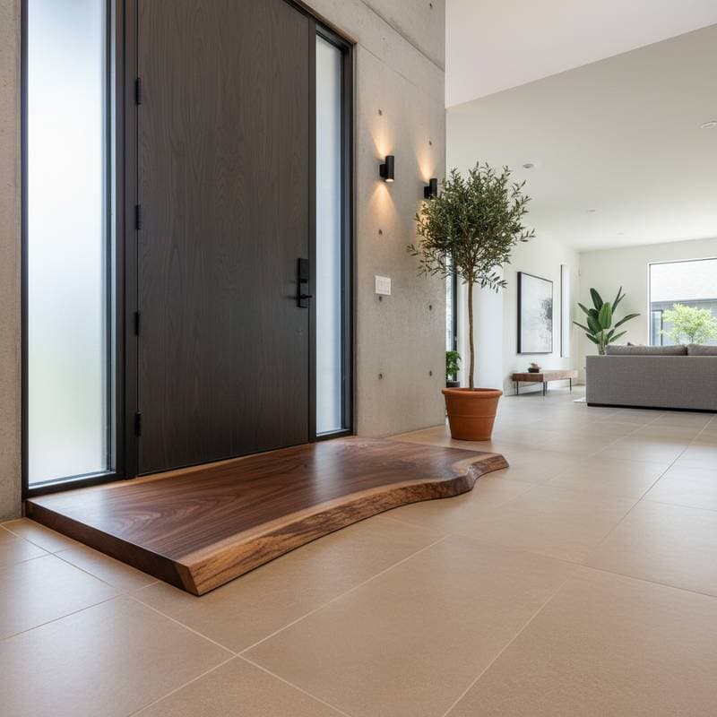 Image for $800 Live-Edge Thresholds Transform Your Entryway