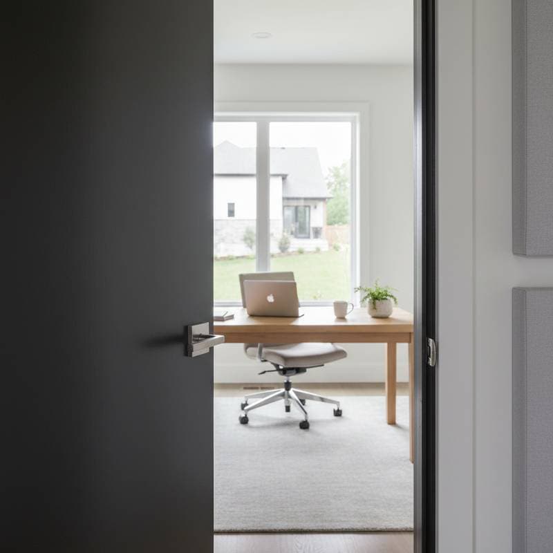 Image for Acoustic Doors Cut Home Office Noise by 80 Percent