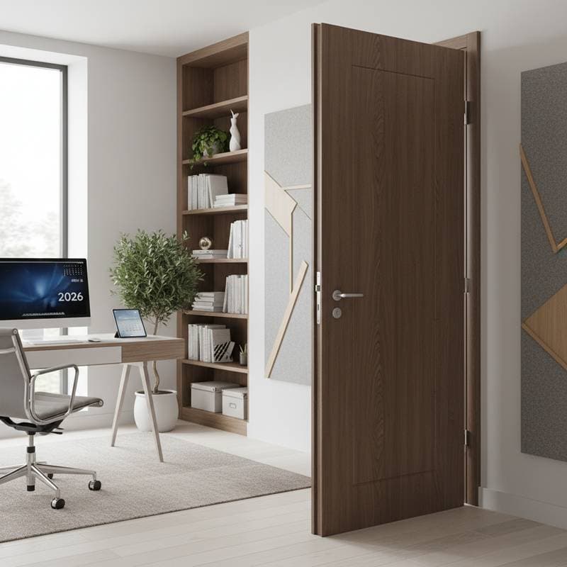 Image for Acoustic Doors Cut 85% Noise in Home Offices