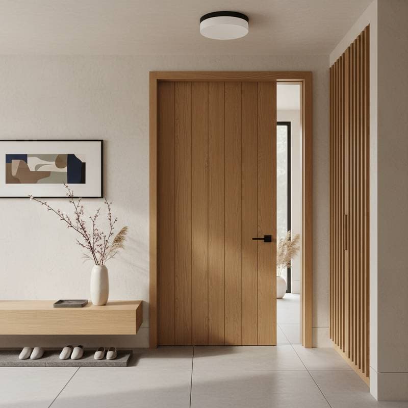 Image for Why Minimalist Wood Rules Japandi Entryways in 2026