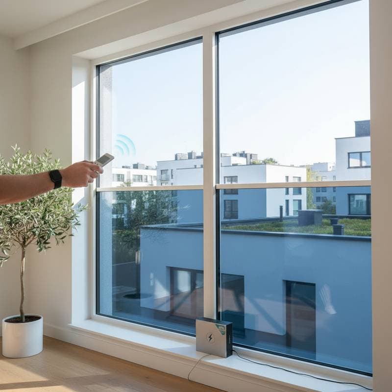 Image for Electrochromic Film Brings Smart Tinting to Any Window