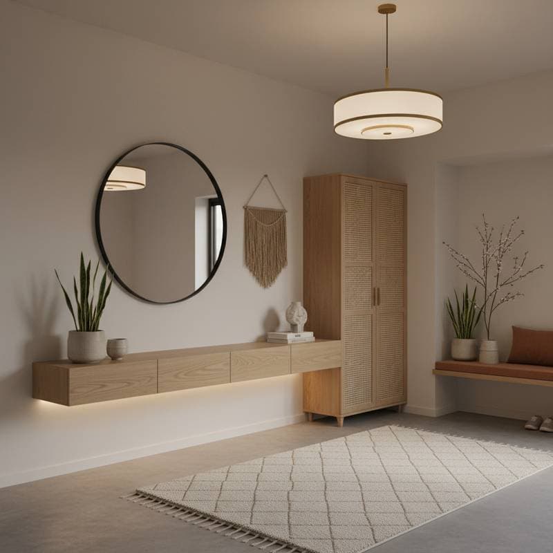Image for Japandi Style Brings Calm to 2026 Entryways