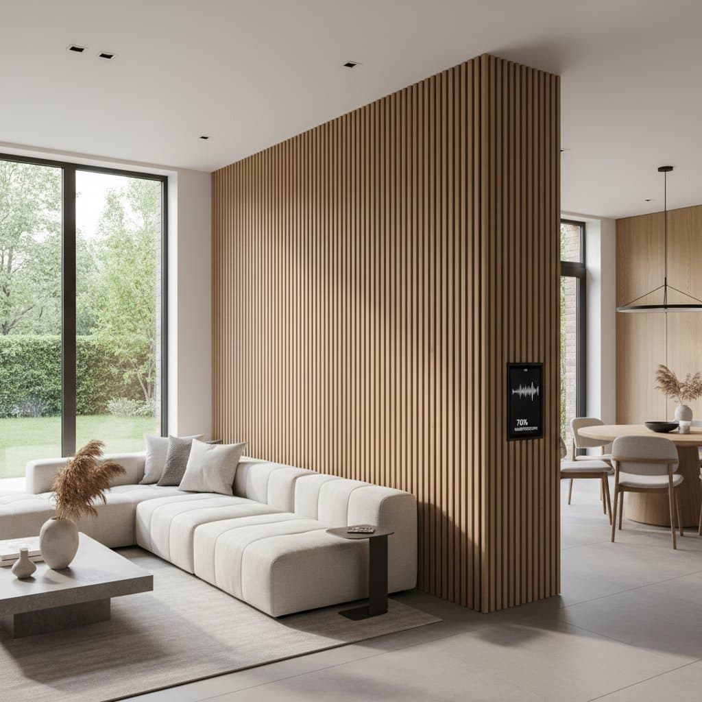 Image for How Acoustic Slats Absorb Sound and Cut Echoes