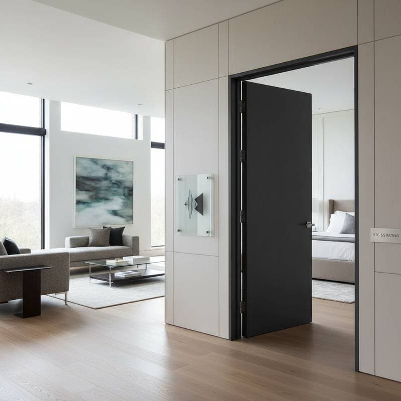 Image for Soundproof Doors Slash 80% Noise in Modern Homes