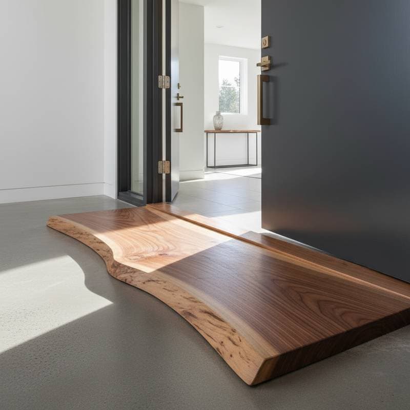 Image for Live-Edge Thresholds Transform Entryways Into Art