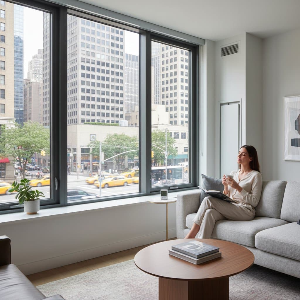 Image for Why Acoustic Windows Block 85% Urban Noise