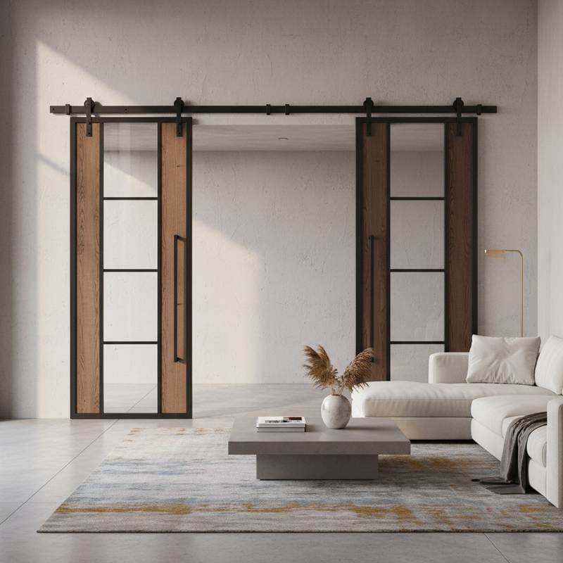 Image for Metal Track Barn Doors: $600-$2K Install Guide