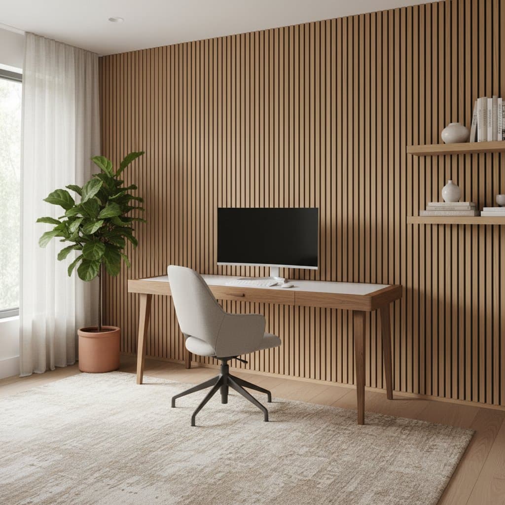 Image for Acoustic Slat Walls Cut Home Noise by 70 Percent