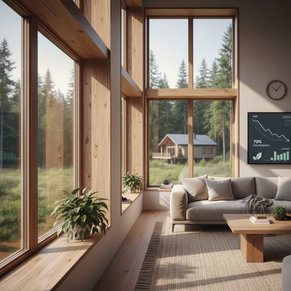 Image for Recycled Wood Windows Cut Carbon 70% in 2026