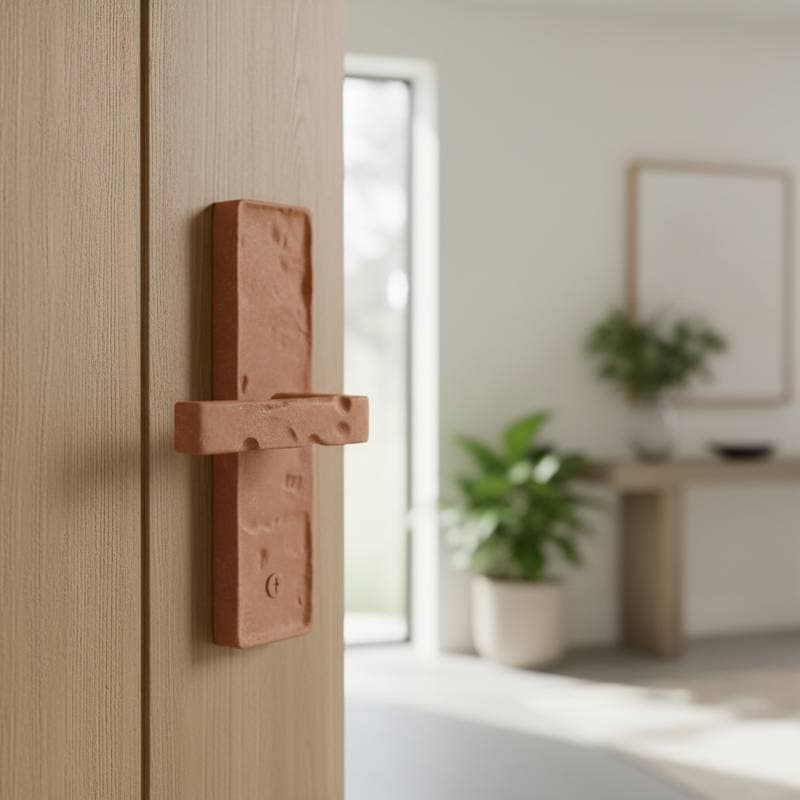 Image for Why Clay-Textured Hardware Tops Door Trends
