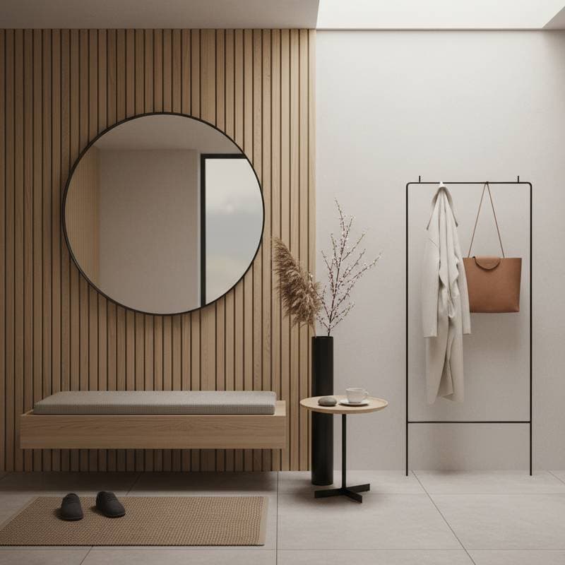 Image for Japandi Entryways Blend Zen Calm With Scandi Warmth