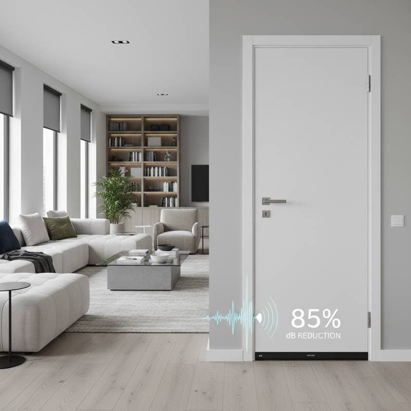 Featured image for Smart Door Sweeps Cut Interior Noise by 85%