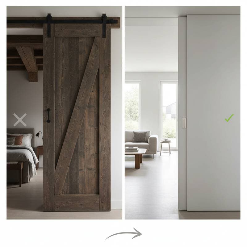 Image for Why Barn Doors Are Losing to Pocket Doors Again