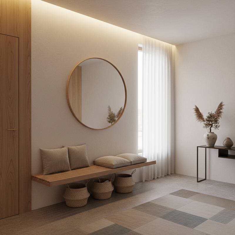 Featured image for Why Japandi Fusion Tops 2026 Entryway Trends