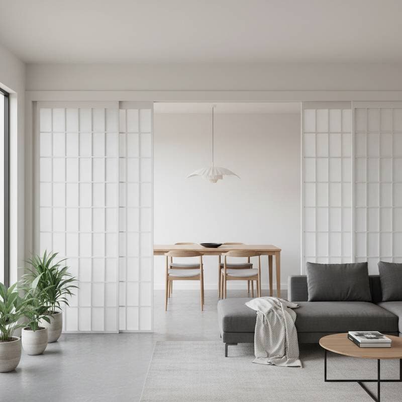 Image for Shoji Doors Balance Privacy and Light in Open Homes