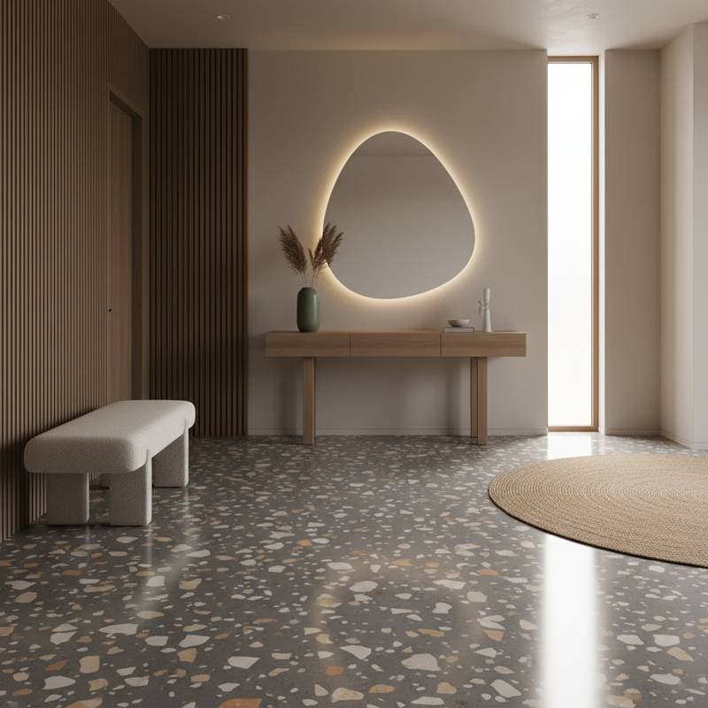 Image for Terrazzo Costs 40% Less Than Marble in 2026 Entryways