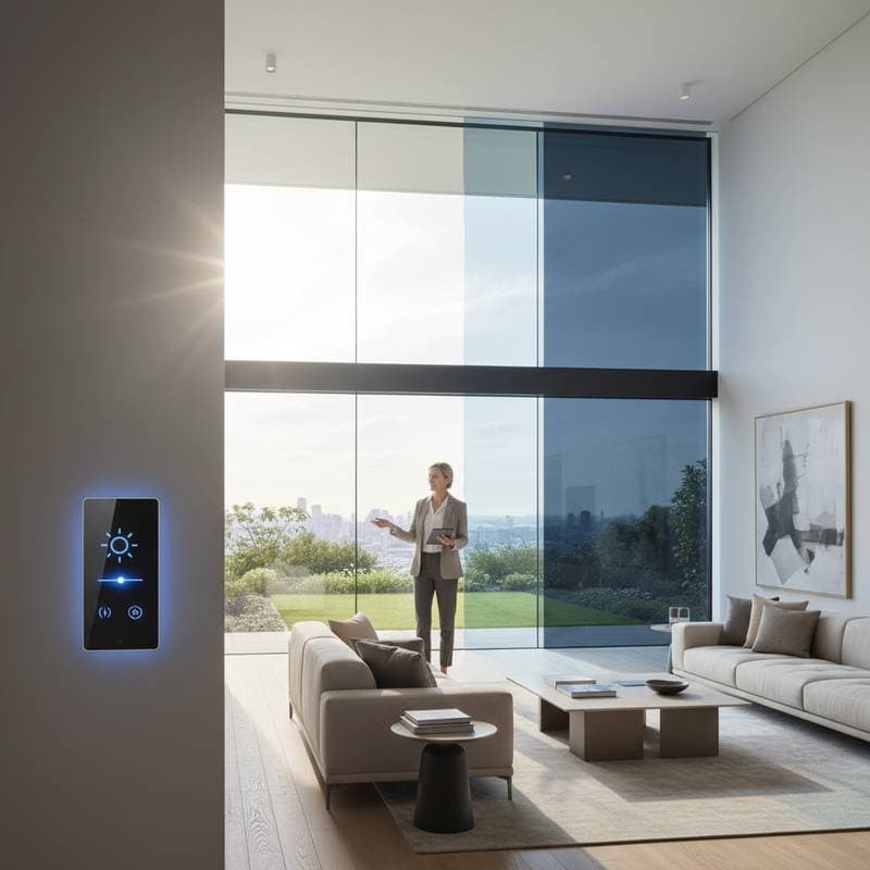 Image for Smart Electrochromic Film Controls Light at $800