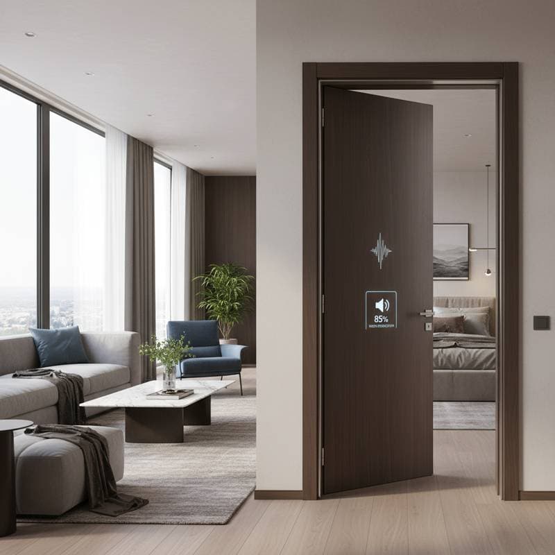 Image for Acoustic Doors Cut Home Noise by 85% in 2026