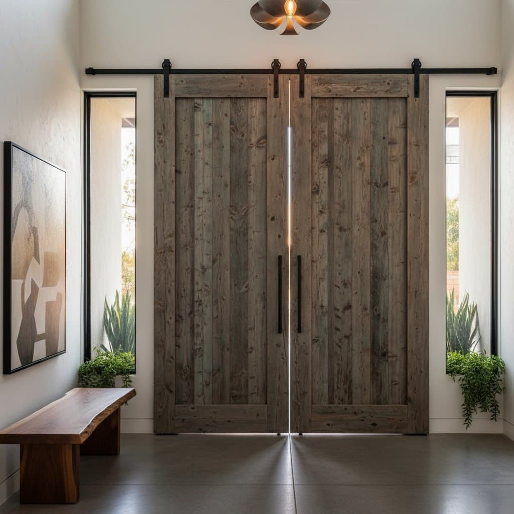 Featured image for Reclaimed Barn Wood Entryways: The $8K Investment Trend